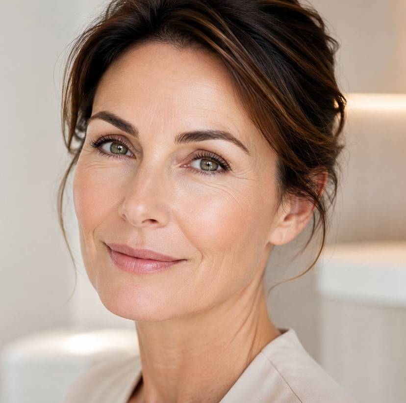 Frau in der Perimenopause – individuelle Beratung zu Fettdepots und Liposuktion